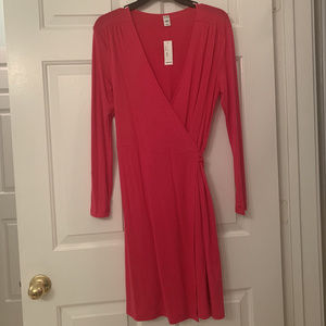 Brand New Old Navy Long-Sleeved Wrap Dress